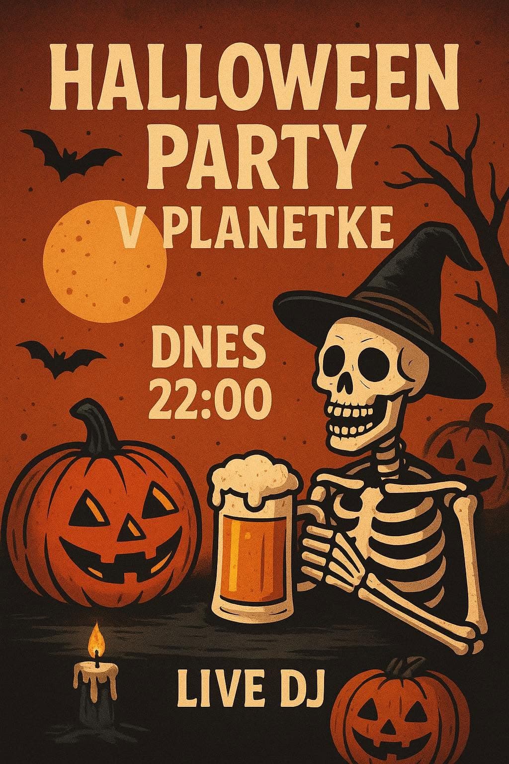 Halloween Party v Planétke